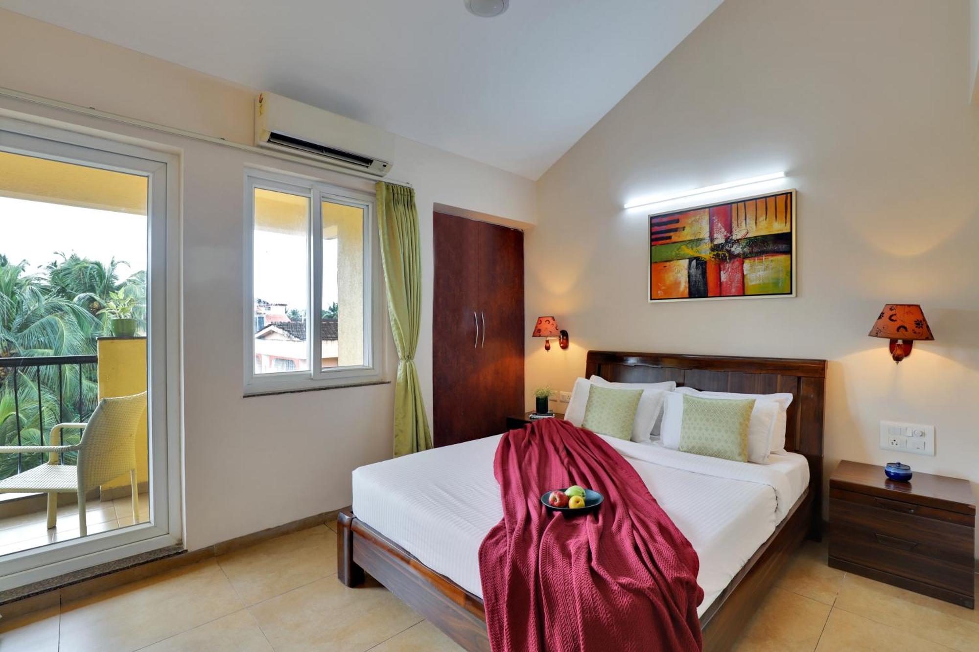 Veera Strand Park Serviced Apartments Near Calangute Exterior foto